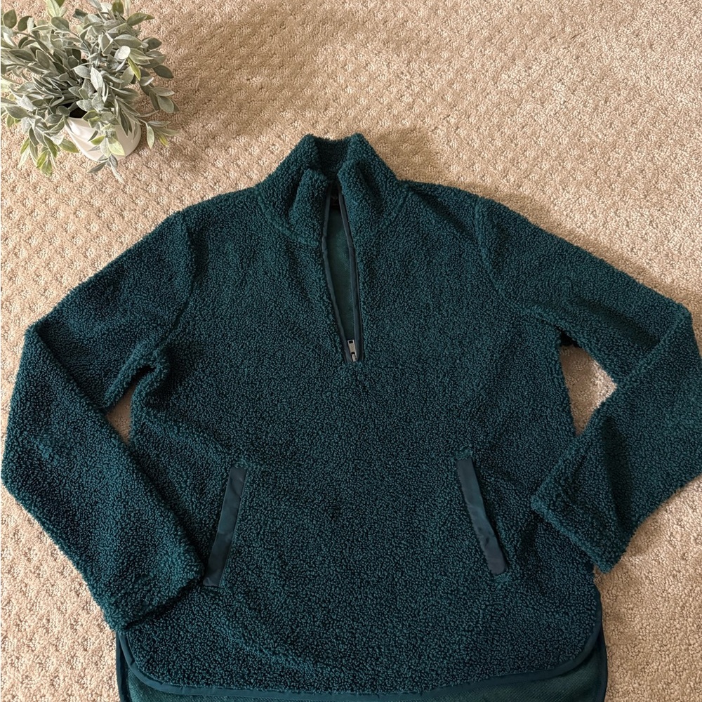 Banana Republic Sherpa Fleece Half-Zip Pullover – XS